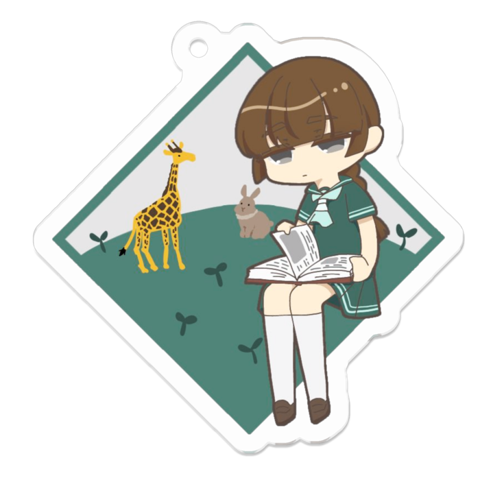 アクリルキーホルダー - 50 x 50 (mm)