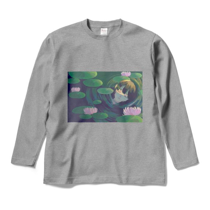 ロングスリーブTシャツ - M - 杢グレー