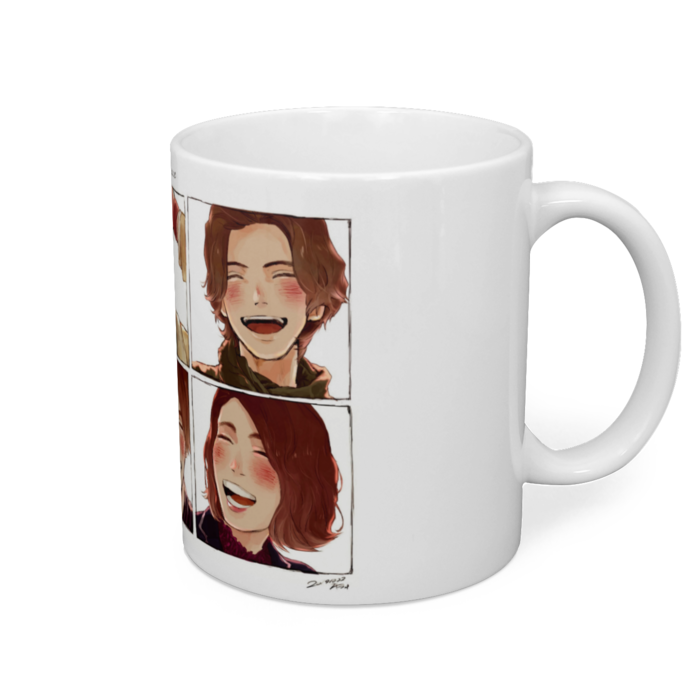 マグカップ - 直径 8 cm / 高さ 9.5 cm