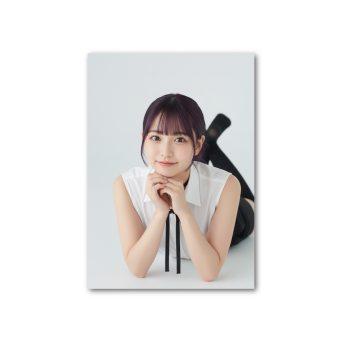 フォト風カード - 縦 - 片面