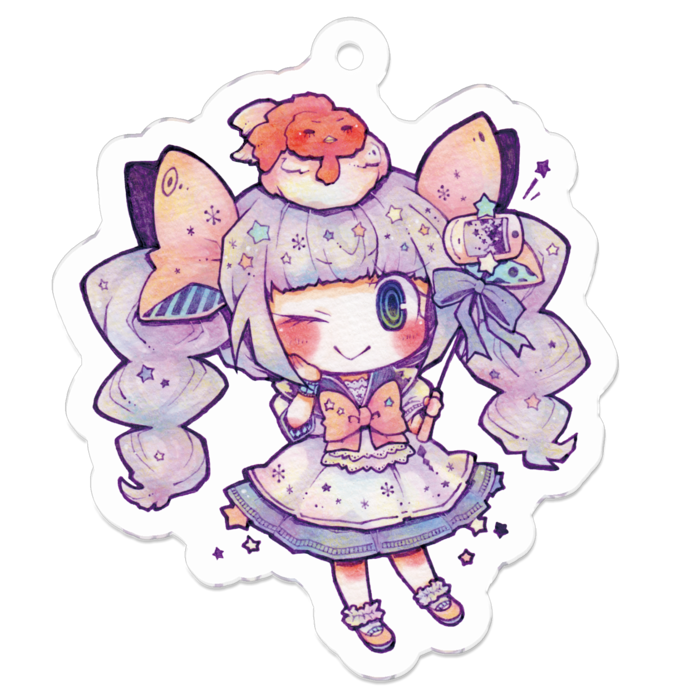 アクリルキーホルダー - 50 x 50 (mm)
