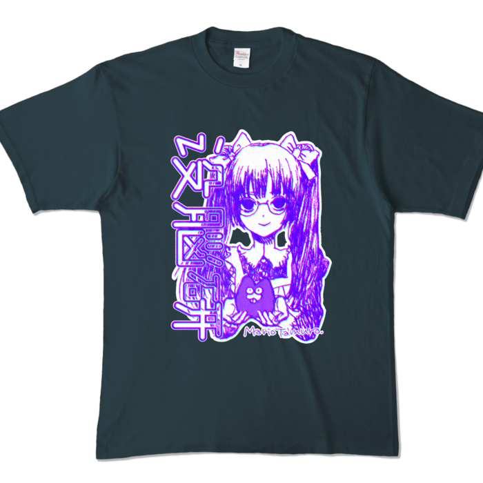 カラーTシャツ - XL - デニム (濃色)