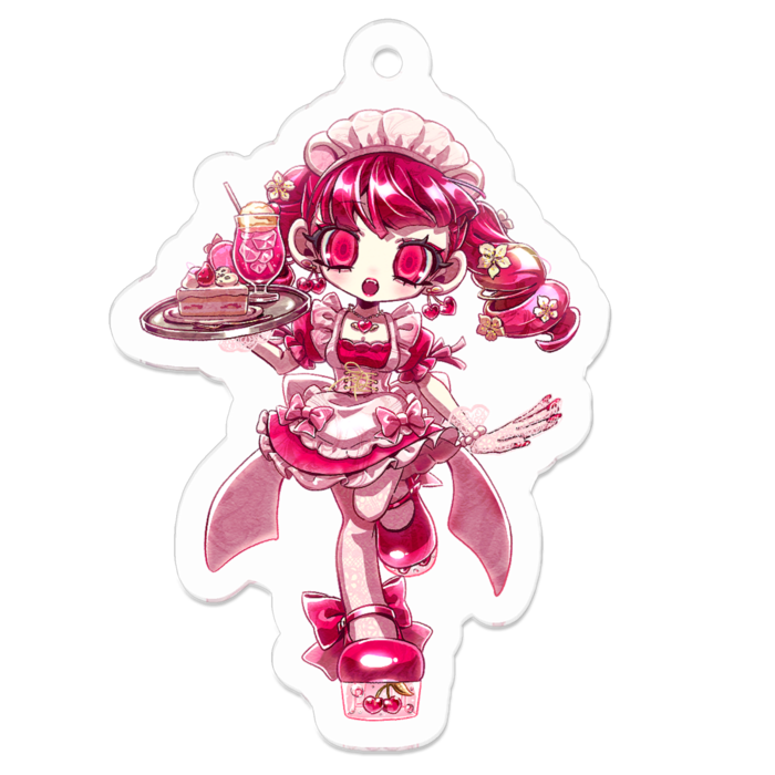 アクリルキーホルダー - 50 x 50 (mm)