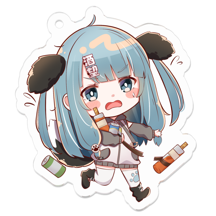 アクリルキーホルダー - 50 x 50 (mm)