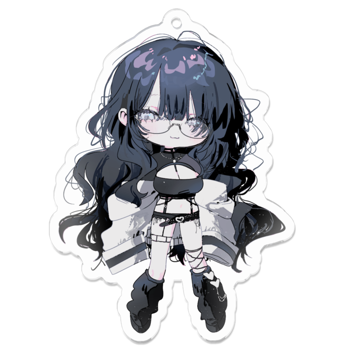 アクリルキーホルダー - 70 x 70 (mm)