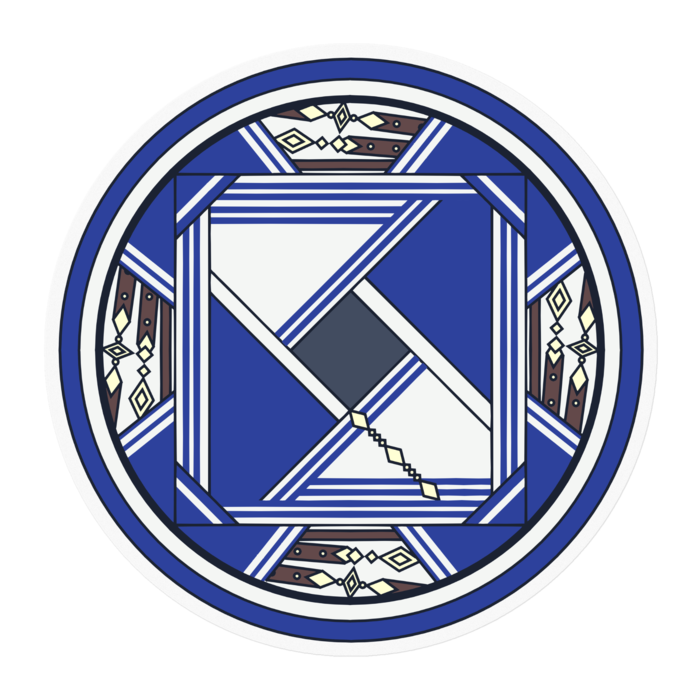 ステッカー - 100 x 100 (mm)