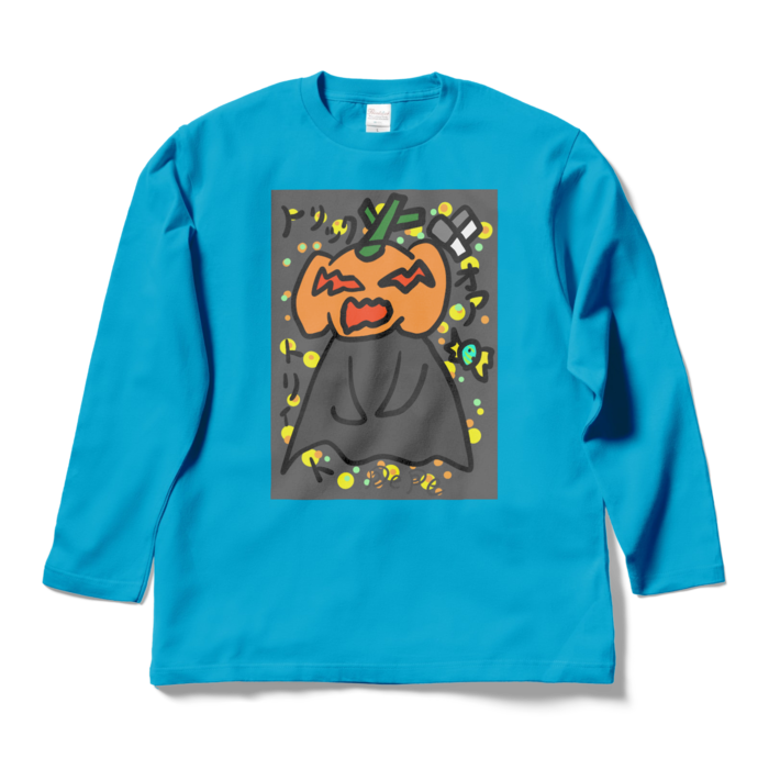 ロングスリーブTシャツ - L - ターコイズ