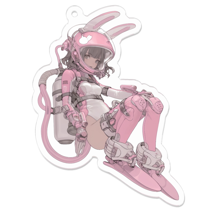 アクリルキーホルダー - 70 x 70 (mm)