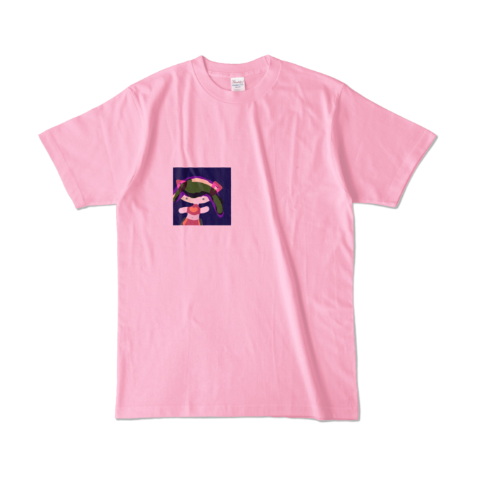 カラーTシャツ - L - ピーチ (淡色)