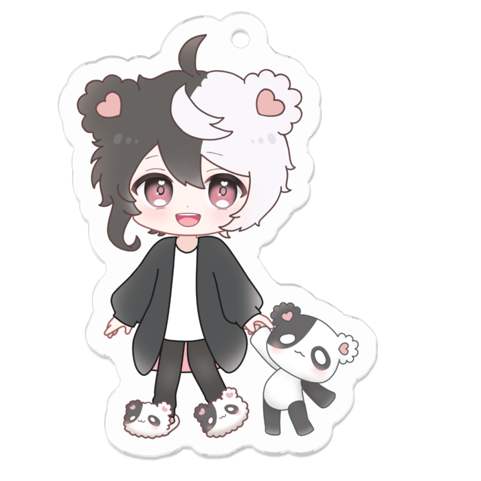 アクリルキーホルダー - 50 x 50 (mm)