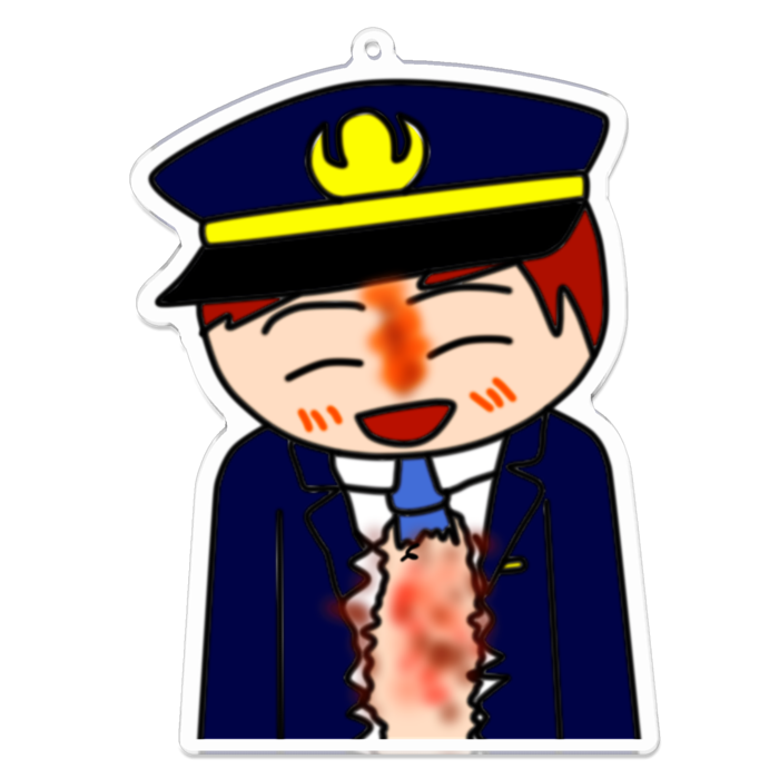アクリルキーホルダー - 100 x 100 (mm)