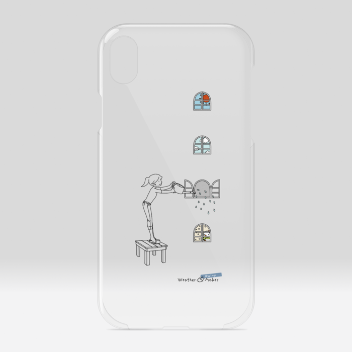 rainy クリアiPhoneケース - iPhone XR(2)