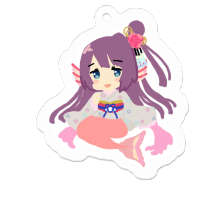 アクリルキーホルダー - 50 x 50 (mm)