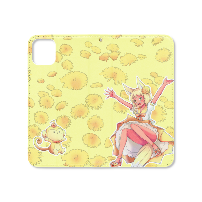 手帳型iPhoneケース（ベルトなし） - iPhone 11 Pro Max - ストラップ穴 あり