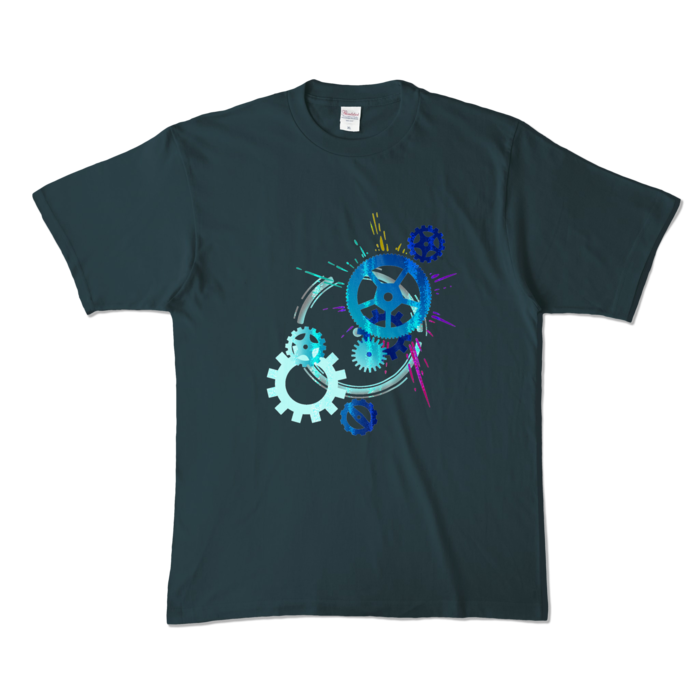カラーTシャツ - XL - デニム (濃色)