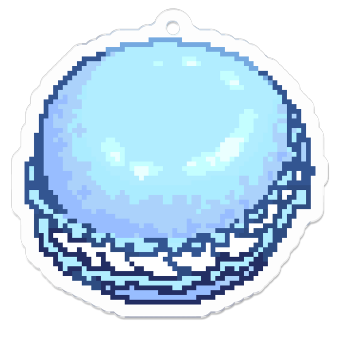 アクリルキーホルダー - 50 x 50 (mm)