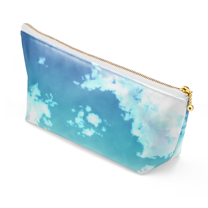 ポーチ - 長さ21.5cm / 高さ10cm - ホワイト