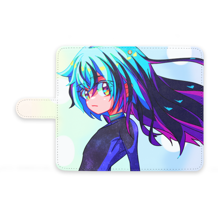 手帳型Androidケース - M - ストラップ穴 あり