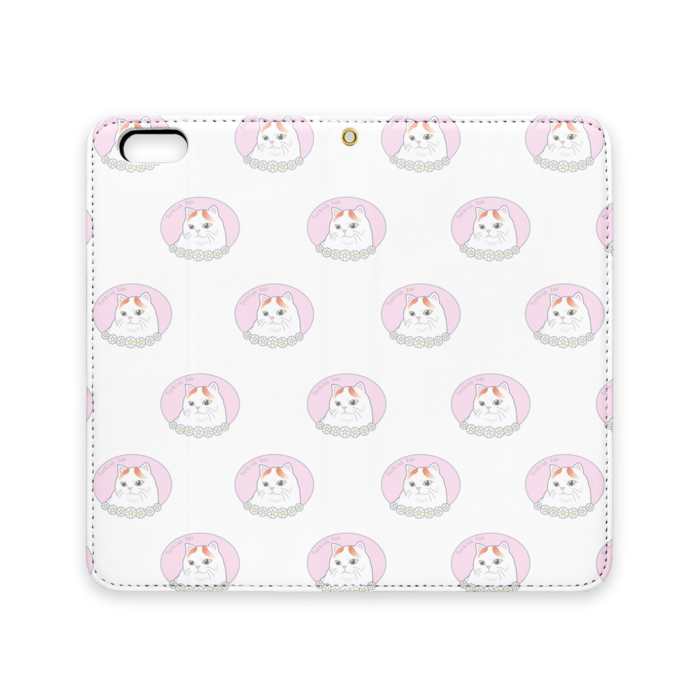 手帳型iPhoneケース(ベルトなし) - iPhone 6 Plus / 6s Plus - ストラップ穴 あり