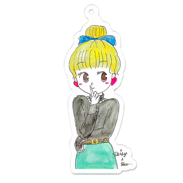 アクリルキーホルダー - 70 x 70 (mm)