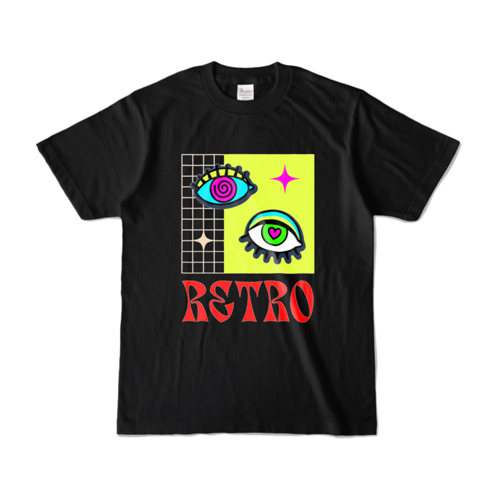 カラーTシャツ - S - ブラック (濃色)