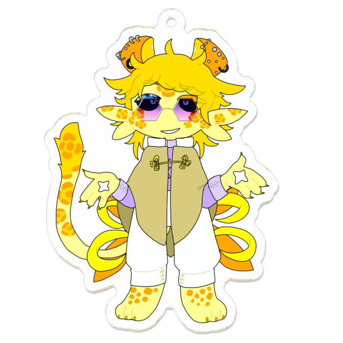 アクリルキーホルダー - 70 x 70 (mm)