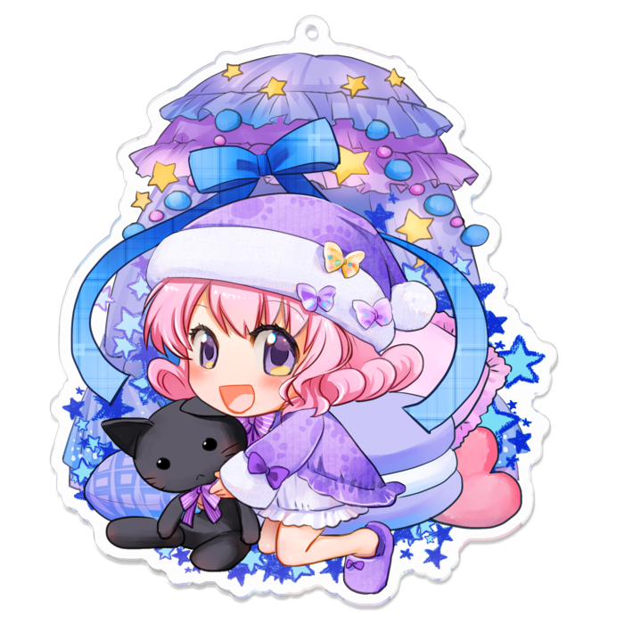 アクリルキーホルダー - 100 x 100 (mm)