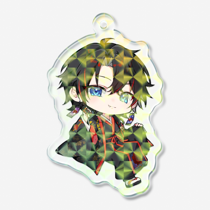 ホログラムアクリルキーホルダー - 50 × 50mm