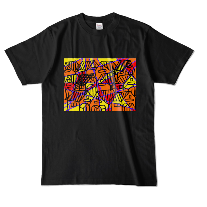 カラーTシャツ - L - ブラック (濃色)