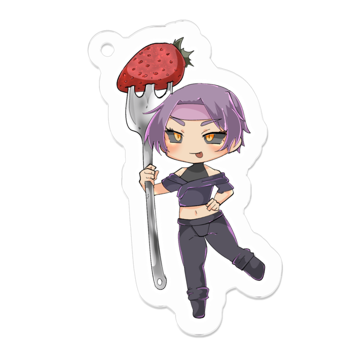 アクリルキーホルダー - 50 x 50 (mm)