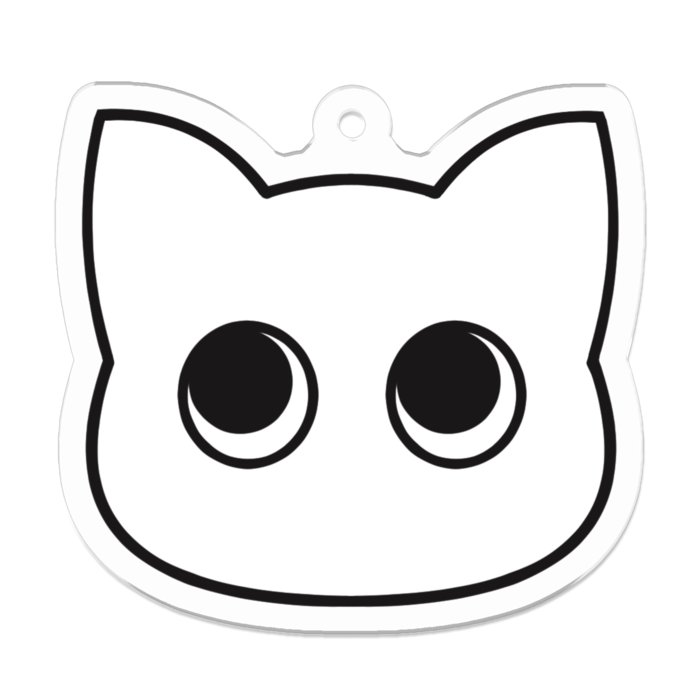 アクリルキーホルダー - 50 x 50 (mm)