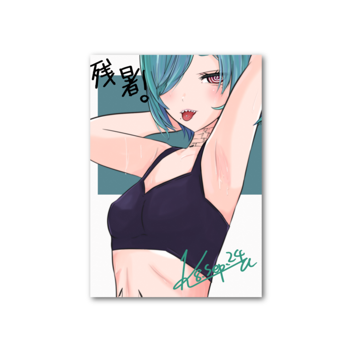 フォト風カード - 縦 - 片面