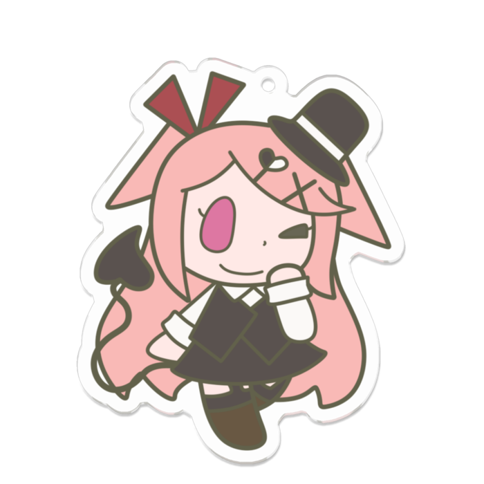 アクリルキーホルダー - 70 x 70 (mm)