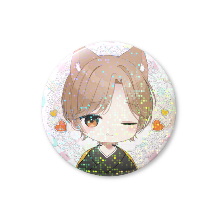 ホログラム缶バッジ - 56mm