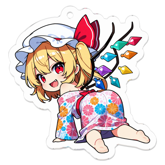 アクリルキーホルダー（ロゴ無し）- 50 x 50 (mm)(1)