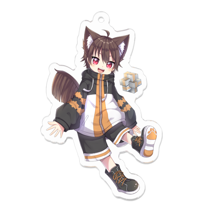 アクリルキーホルダー（コーティング） - 70 x 70 (mm)