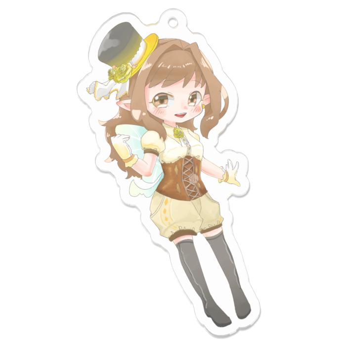 アクリルキーホルダー - 70 x 70 (mm)