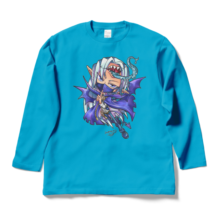 ロングスリーブTシャツ - L - ターコイズ