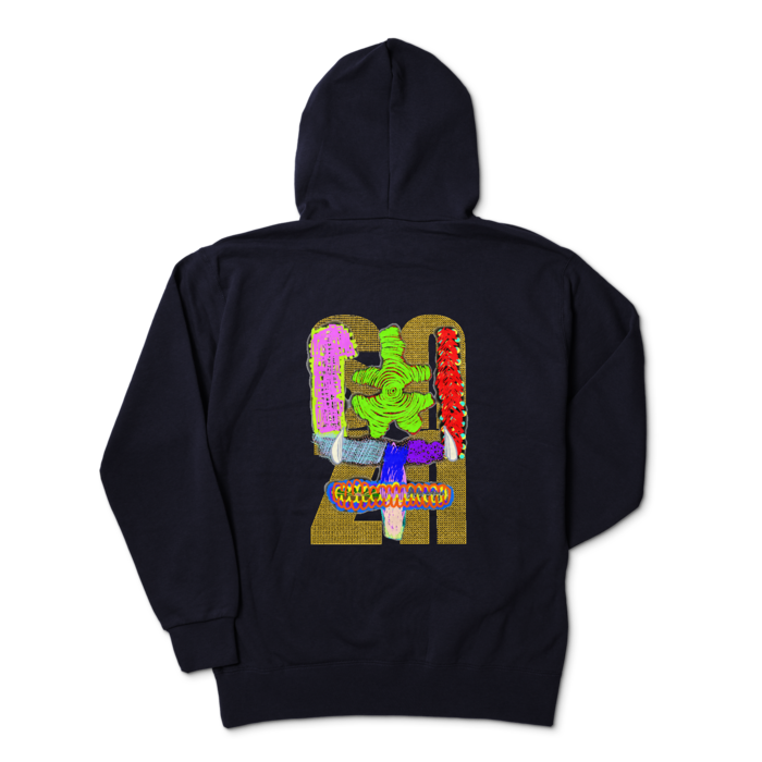 パーカー - XL - ネイビー
