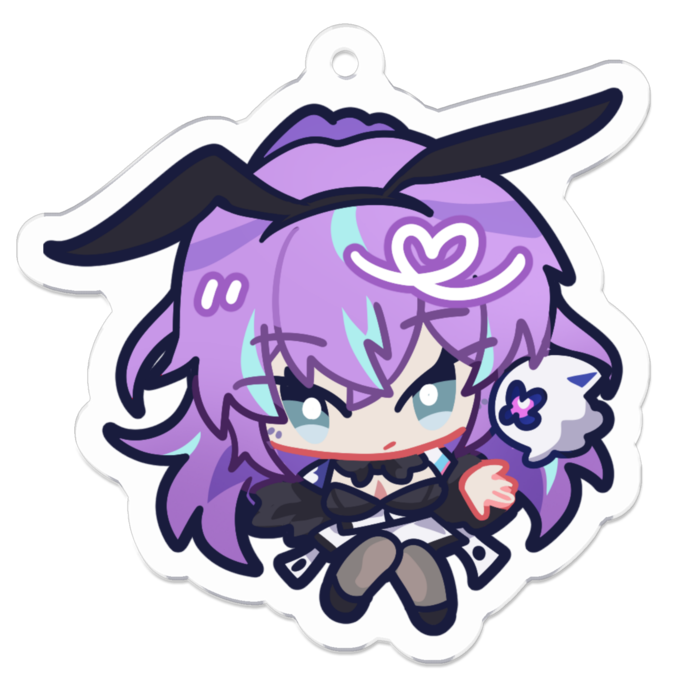 アクリルキーホルダー - 50 x 50 (mm)