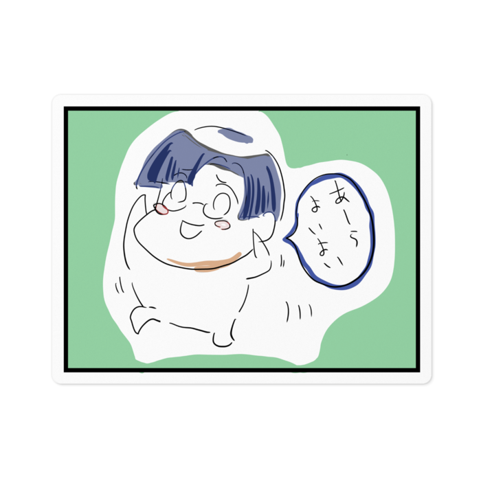 ステッカー - 100 x 100 (mm)