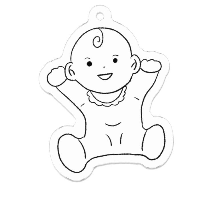 アクリルキーホルダー - W50 × 50mm 以内