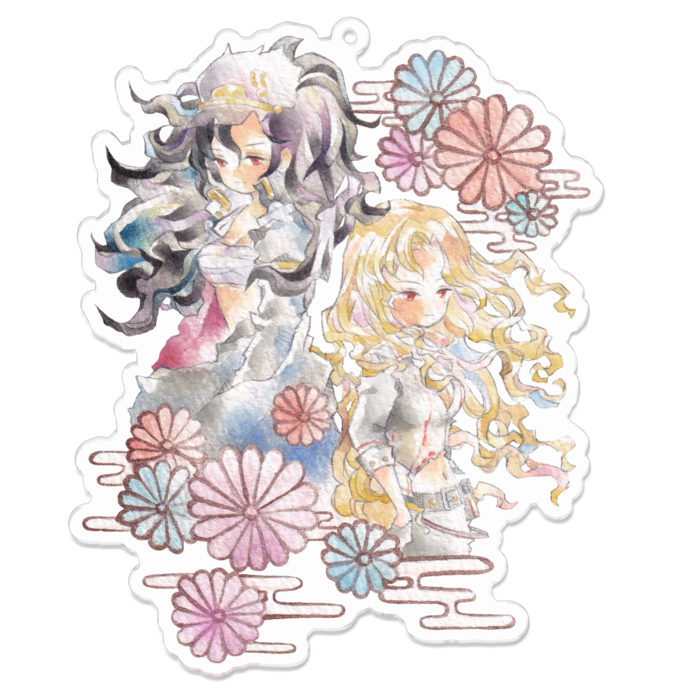 アクリルキーホルダー - 100 x 100 (mm)