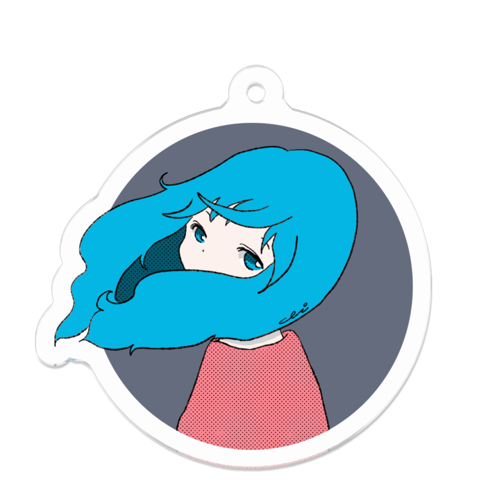 アクリルキーホルダー - 50 x 50 (mm)