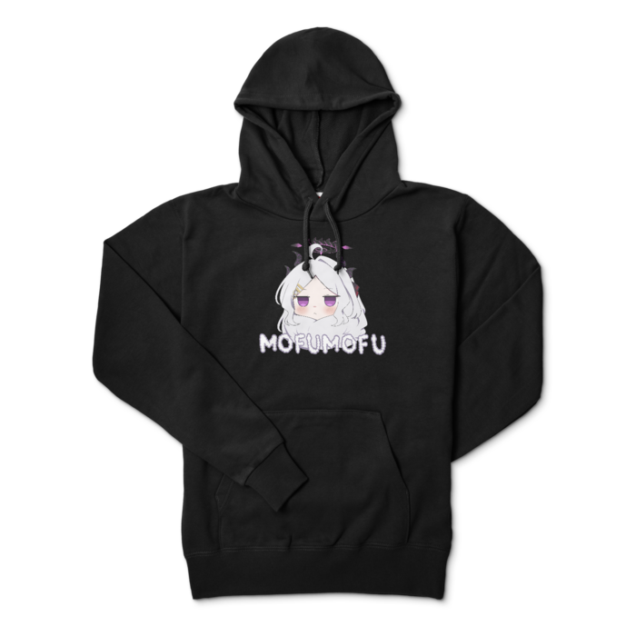 ヒナもふもふパーカー - M - ブラック