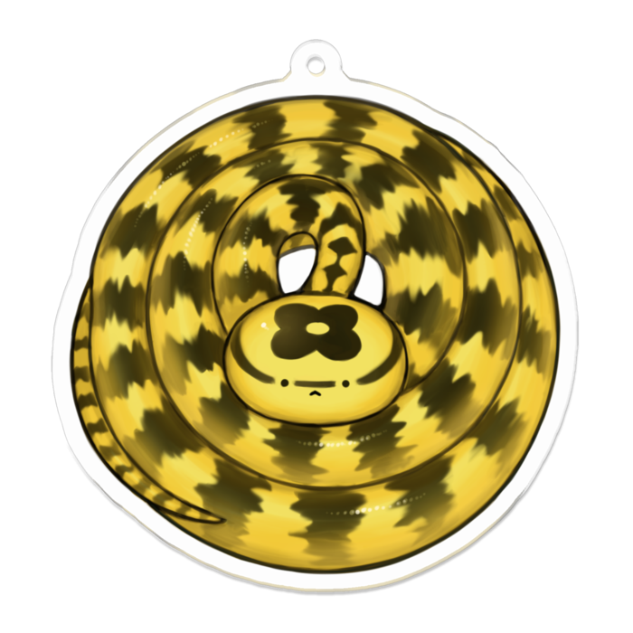 アクリルキーホルダー（コーティング） - 70 x 70 (mm)