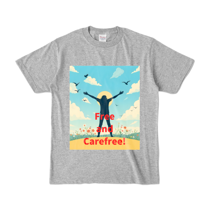 カラーTシャツ - S - 杢グレー (濃色)