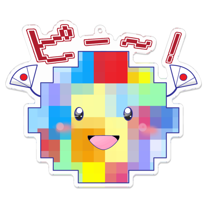 アクリルキーホルダー - 100 x 100 (mm)