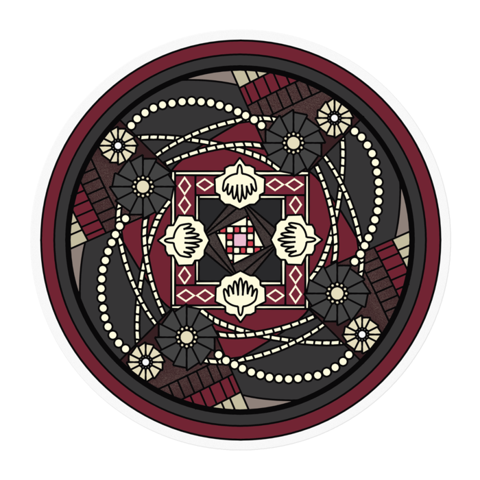 ステッカー - 100 x 100 (mm)