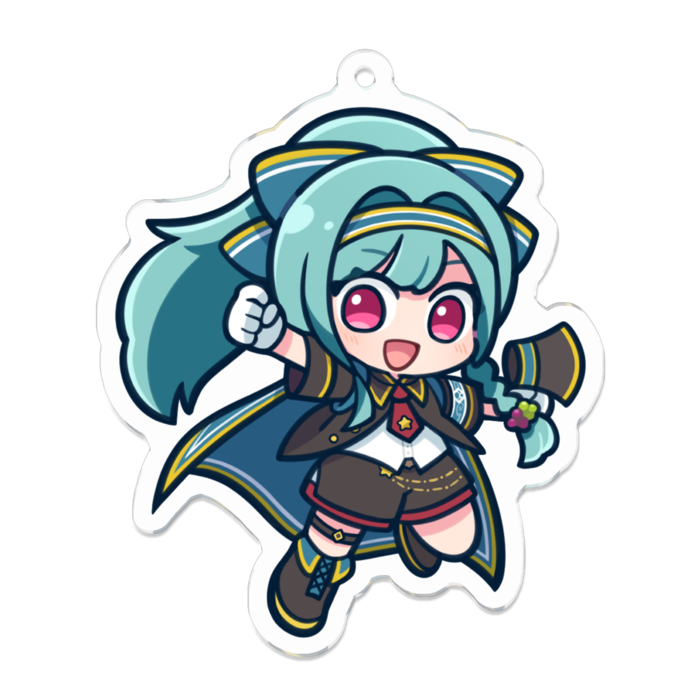 アクリルキーホルダー - 70 x 70 (mm)